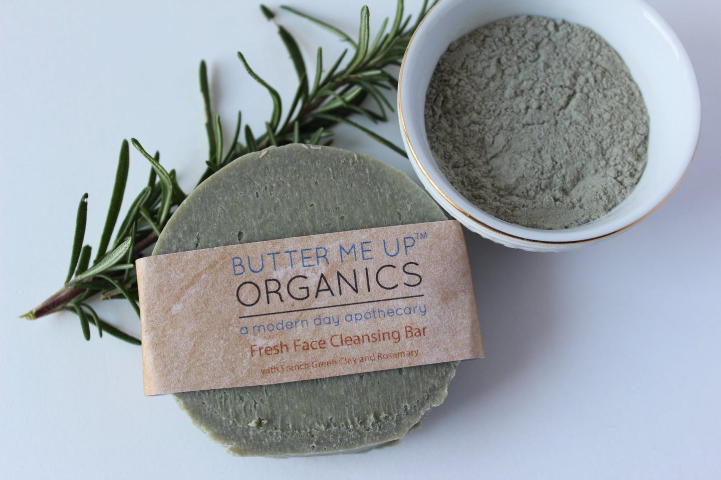 Face Wash Facial Cleansing Bar – French Green Clay