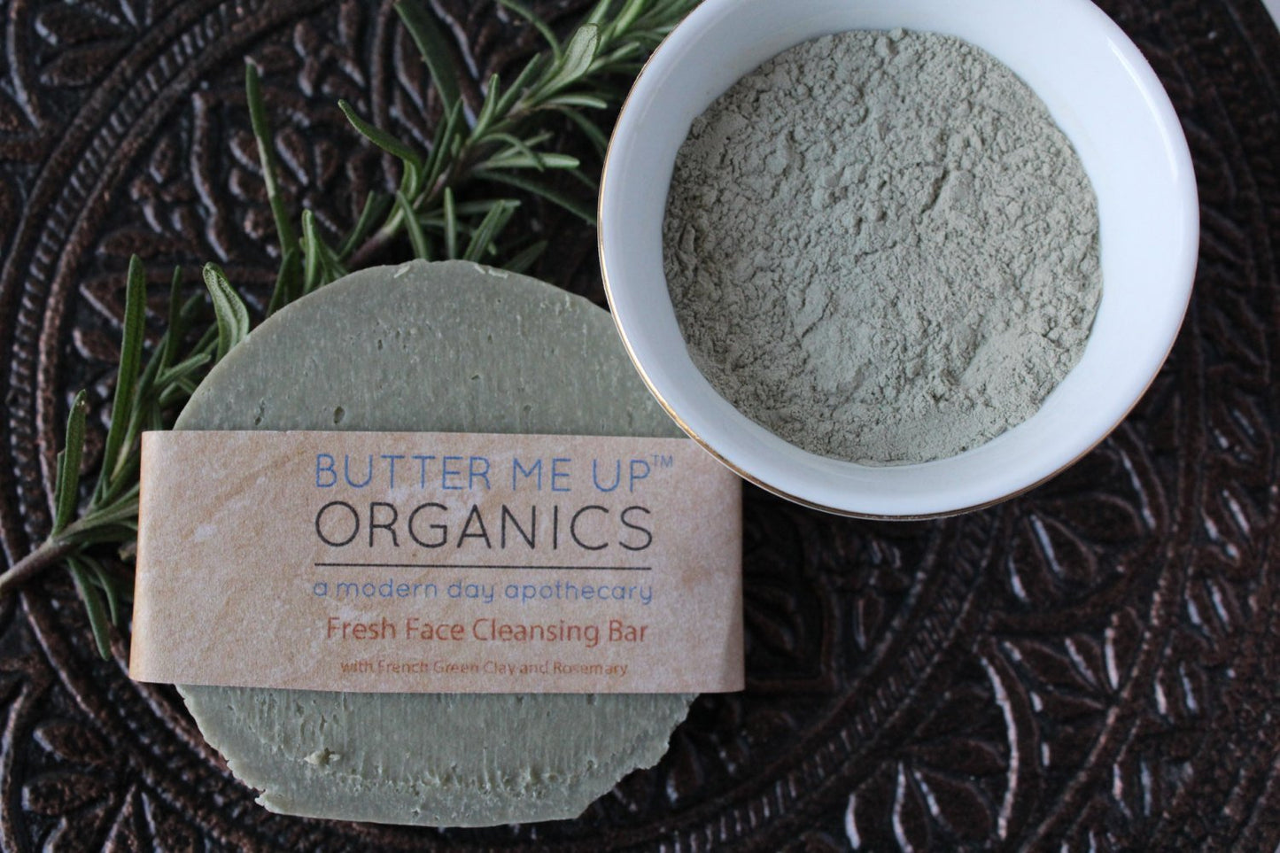 Face Wash Facial Cleansing Bar – French Green Clay