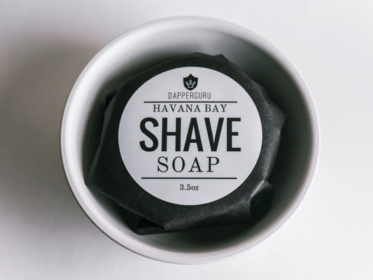 Havana Bay Shave Soap – Cuban Cigar & Bay Rum