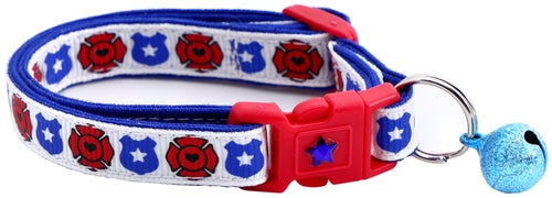 Fire & Police Badges - Breakaway Cat Collar