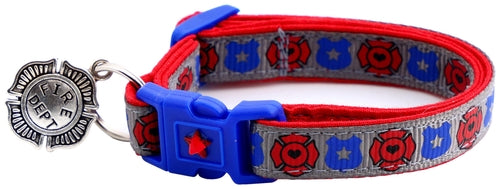 Fire & Police Badges - Breakaway Cat Collar
