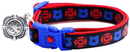 Fire & Police Badges - Breakaway Cat Collar