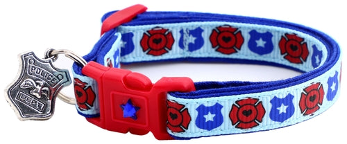 Fire & Police Badges - Breakaway Cat Collar