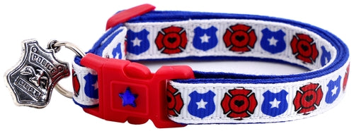 Fire & Police Badges - Breakaway Cat Collar