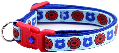 Fire & Police Badges - Breakaway Cat Collar
