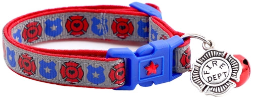 Fire & Police Badges - Breakaway Cat Collar
