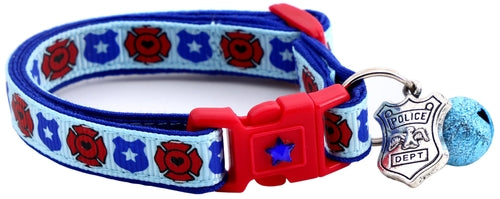 Fire & Police Badges - Breakaway Cat Collar