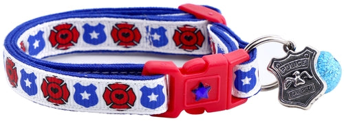 Fire & Police Badges - Breakaway Cat Collar