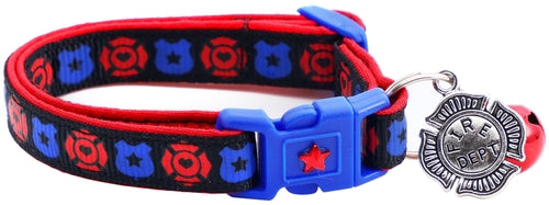Fire & Police Badges - Breakaway Cat Collar