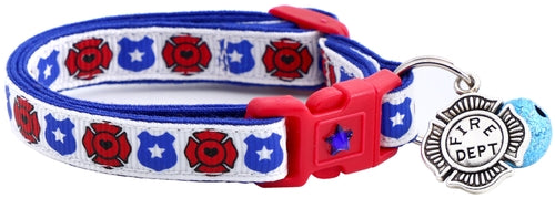 Fire & Police Badges - Breakaway Cat Collar