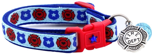 Fire & Police Badges - Breakaway Cat Collar