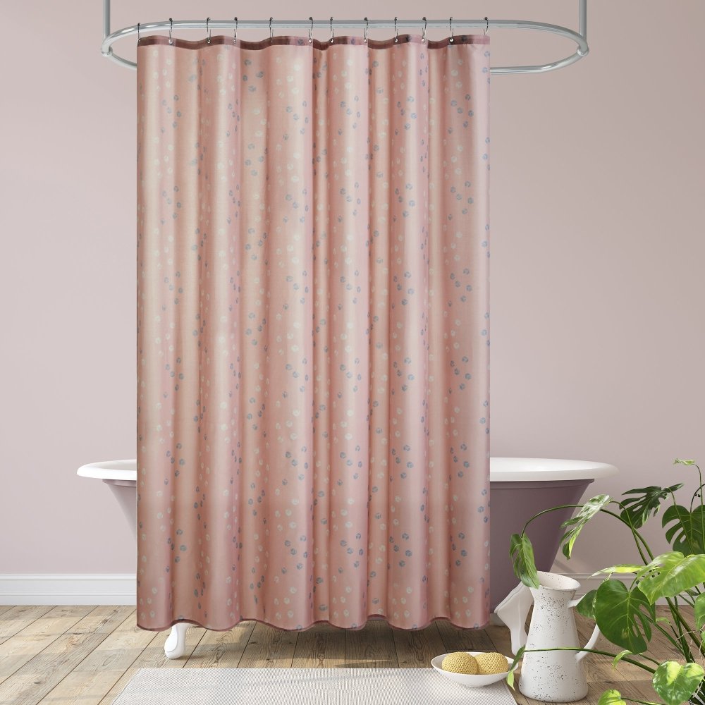 Modern Cubic Play – Contemporary Geometric Shower Curtain