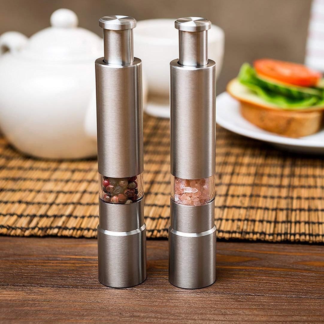 Premium Stainless Steel Salt & Pepper Grinder