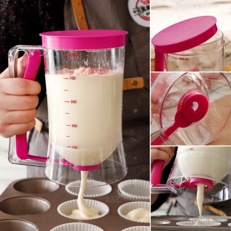 Batter Dispenser – Pancake, Cupcake & Muffin Measuring Tool