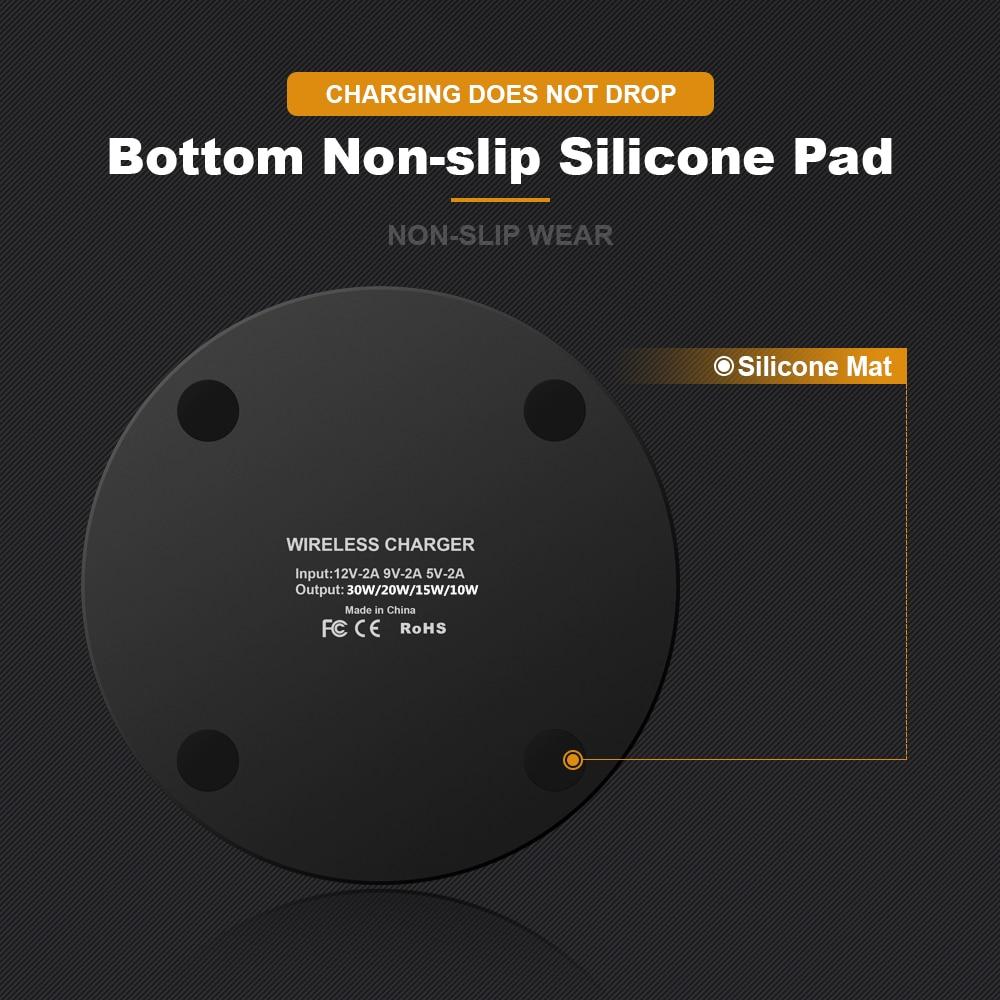 Dragon W9 30W Ultra-Thin Wireless Charging Pad