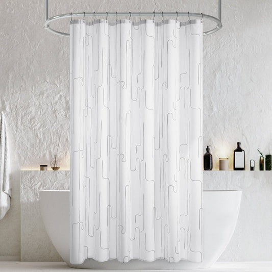Pure Morning Haze – Scandinavian-Inspired Shower Curtain