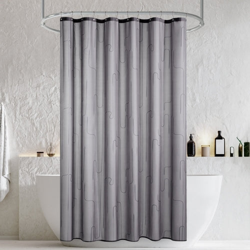 Pure Morning Haze – Scandinavian-Inspired Shower Curtain