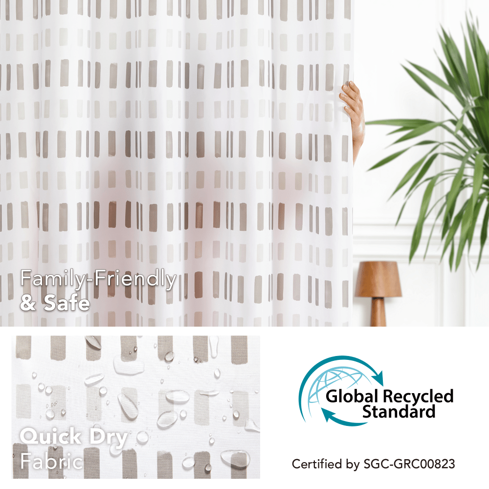 Pure Solitude – Scandinavian-Inspired Shower Curtain